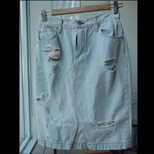 Rag & Bone Denim Skirt